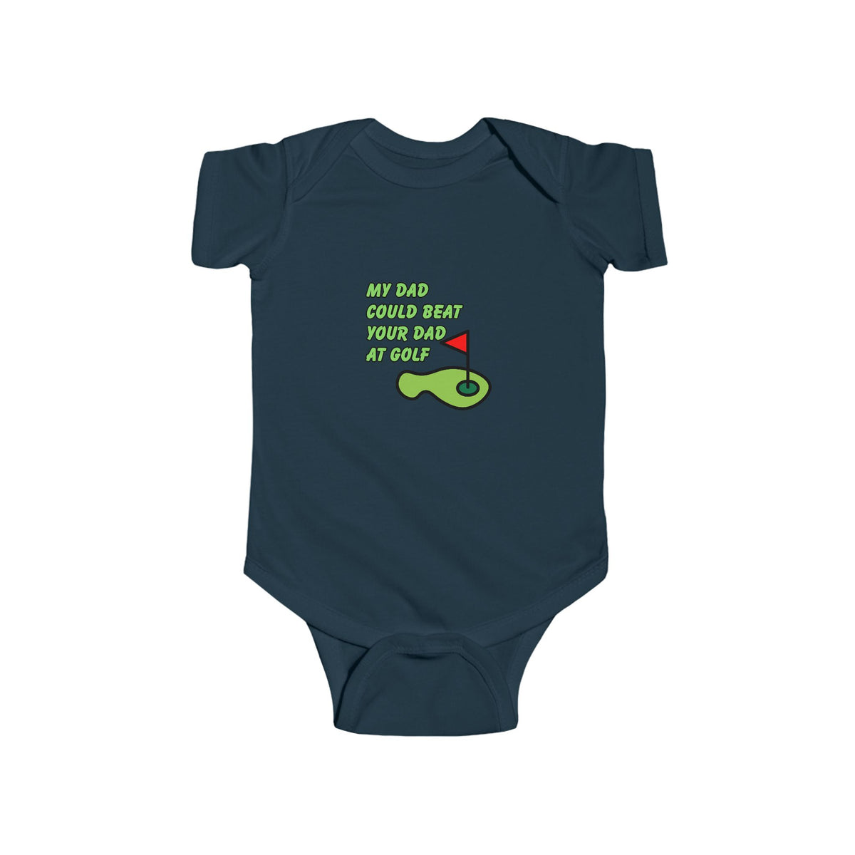 My Dad Could Beat Your Dad at Golf Baby Bodysuit | Funny Golfer Dad Gift | Golf Dad Baby Onesie | Newborn Golf Outfit | Baby Shower Gift