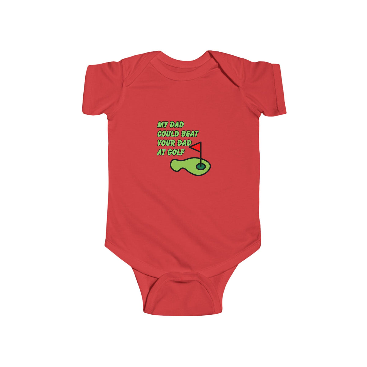 My Dad Could Beat Your Dad at Golf Baby Bodysuit | Funny Golfer Dad Gift | Golf Dad Baby Onesie | Newborn Golf Outfit | Baby Shower Gift